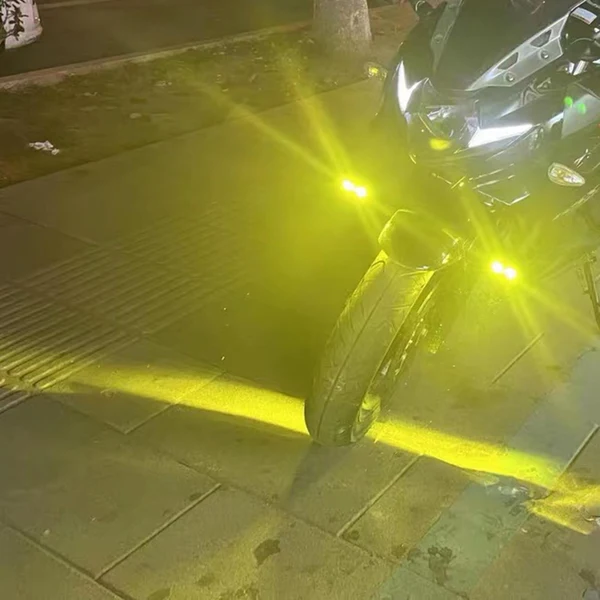 Premium Material Maxbell Motorcycle LED Spotlight Headlight LED Driving Light for Motorbike Single lense Exclusive