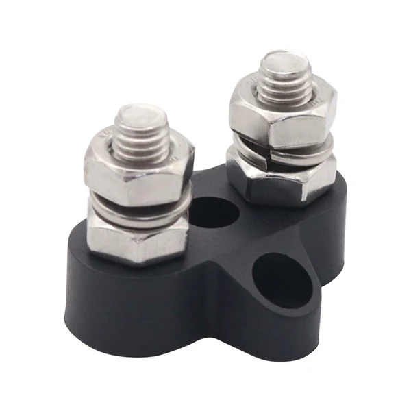 Healthy Maxbell Batteries Power Distribution Terminal Block Set 5 16 Dual Studs Black Red Functional