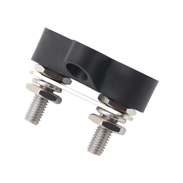 Premium Material Maxbell Dual Stud Power and Ground Junction Fits for Car RV Boat M6 Smooth