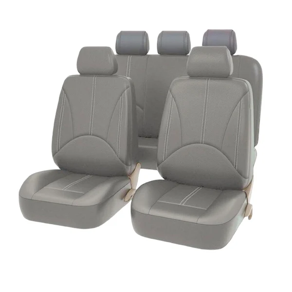 Casual Maxbell Car Seat Covers Classic Washable Luxurious for Most Car Su Auto Parts Gray 9pcs Modern