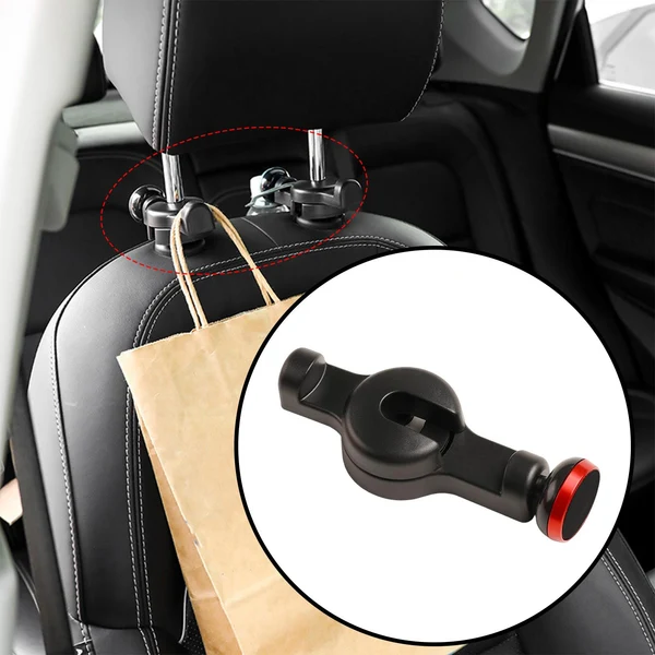 Expertly Made Maxbell Car Seat Back Hook with Phone Holder Accessories for Clothes Bags Red Official