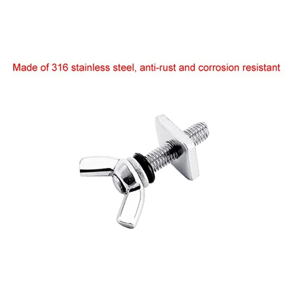 Smart Maxbell Surfboard Fin Screw and plates Manual Tail Rudder Accessories Pin Fasteners M5 Next-Generation