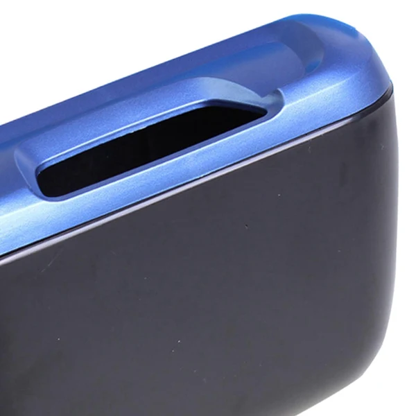 Consistent Maxbell Car Trash Can with Lid Hanging Auto Waste bluish Official