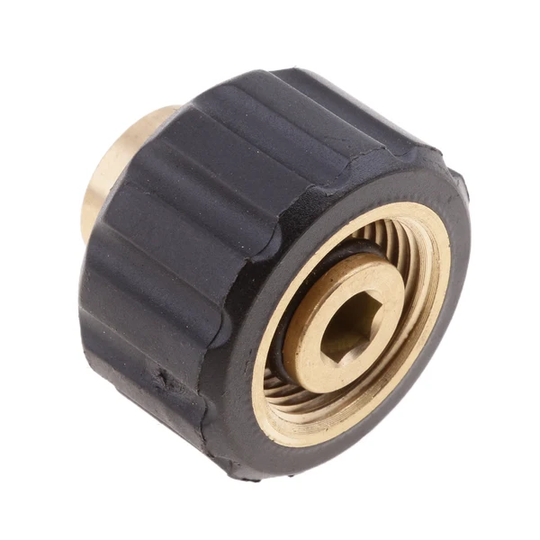 Stylish Maxbell Female 1 4 To Female M22x1.5 Socket 14mm Hole Brass Pressure Washer Fitting Natural