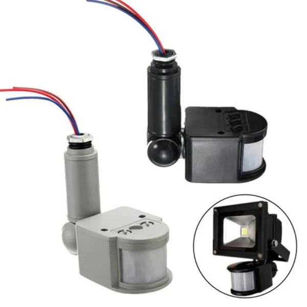 Superior Maxbell Maxbell 12M PIR Infrared Motion Sensor Detector Wall LED Light Outdoor DC12V Black Official