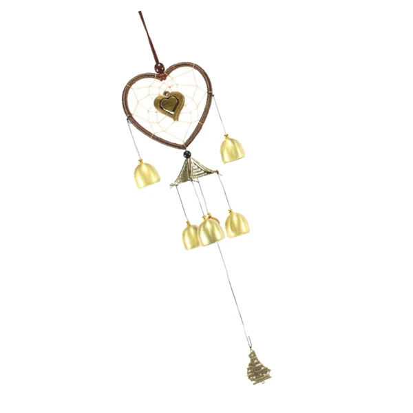 Official Maxbell Metal Wind Chime Lucky Bells Home Outdoor Garden Hanging Decor 8 Heart Consistent