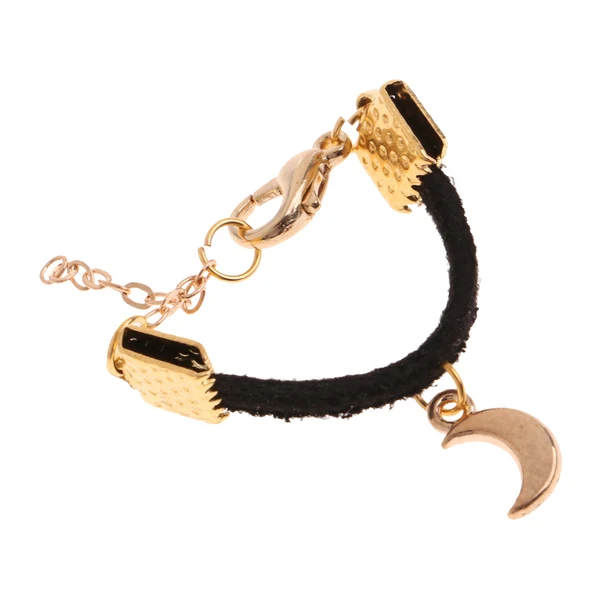 Contemporary Maxbell Fashionable and Cute Doll Metal Moon Pendant Necklace for 1 6 Blythe Doll Solid