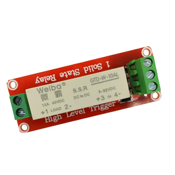 Smart Maxbell 1 CH 5A Solid Relay Module Board Optocouple Highf Level Trigger 5-220V Effective