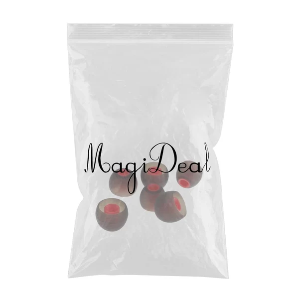 Reliable Maxbell 3.8mm Silicone In-Ear Earphone Covers Earbud Tips 3pairs Profession Protect Your Ears Black Red Comfortable