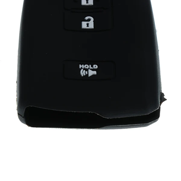 Relaxed Maxbell 3 Buttons Silicone Car Smart Key Shell Fob Case Cover for Toyota Black 1 Verified