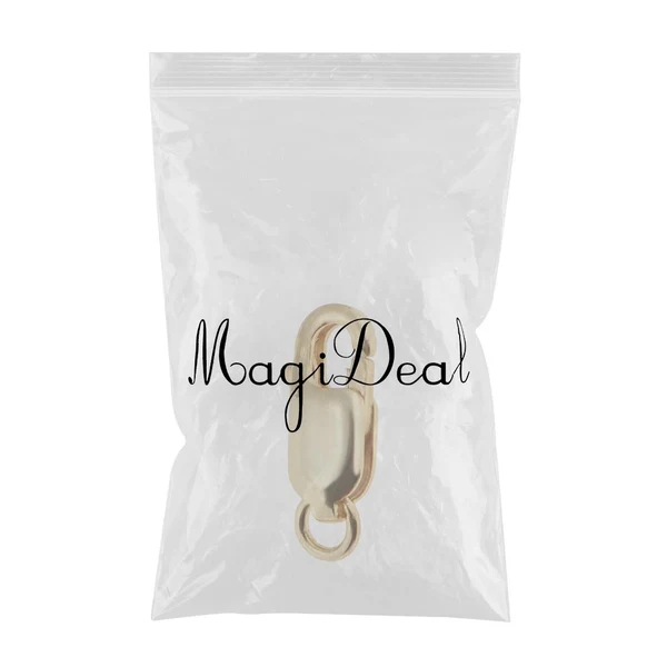 Minimalist Maxbell 925 Sterling Metal Lobster Clasp Split Ring Jewelry Keychain DIY Gold Stylish