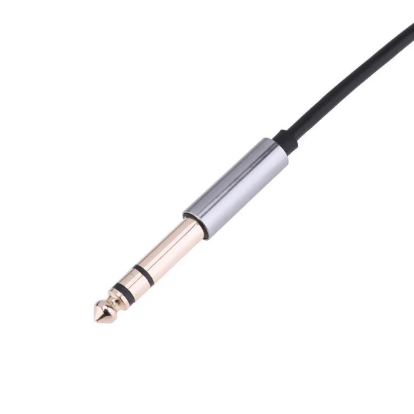 Original Maxbell 2Pieces 1.5m 3.5mm 1 8 Male To 6.35mm 1 4 Male Stereo Audio Cable 4 Jacks Durable
