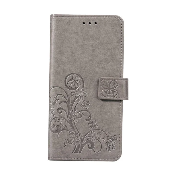 Expertly Made Maxbell Leather Phone Protective Flip Case with Card Slots for iPhone XR Gray Detailed