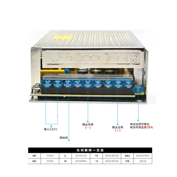 Original Design Maxbell AC 110V-220V 50 60Hz to DC Switch Power Supply Driver Adapter 150W 5V 30A Trendy
