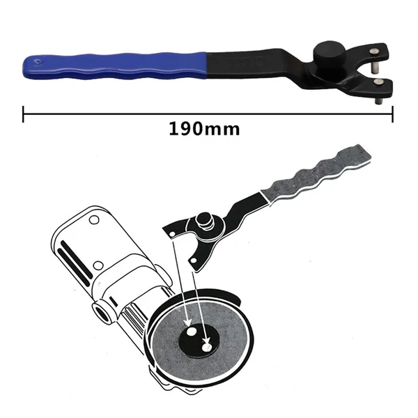 Flexible Maxbell Adjustable Pin Spanner Wrench For Angle Grinder Polisher Wheel Nut Remover Effective