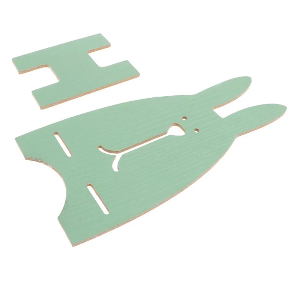Crafted Maxbell Wooden Cute Rabbit Holder Desktop Stander Bracket For Cell Phone Green Selected