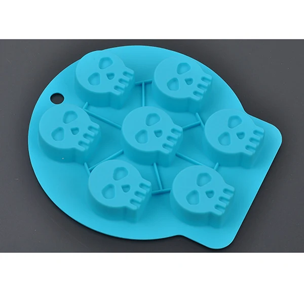 Breathable Maxbell Silicone Fondant Mold Cake Decorating Chocolate Sugarcraft Mould Skull Luxury