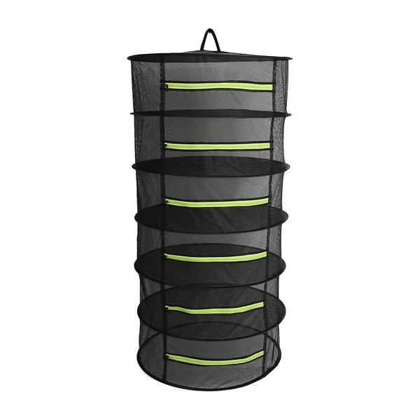 Authentic Maxbell Herb Drying Rack Mesh Net Dryer 6 Layer 60cm w Green Zippers 6 Layer Quality