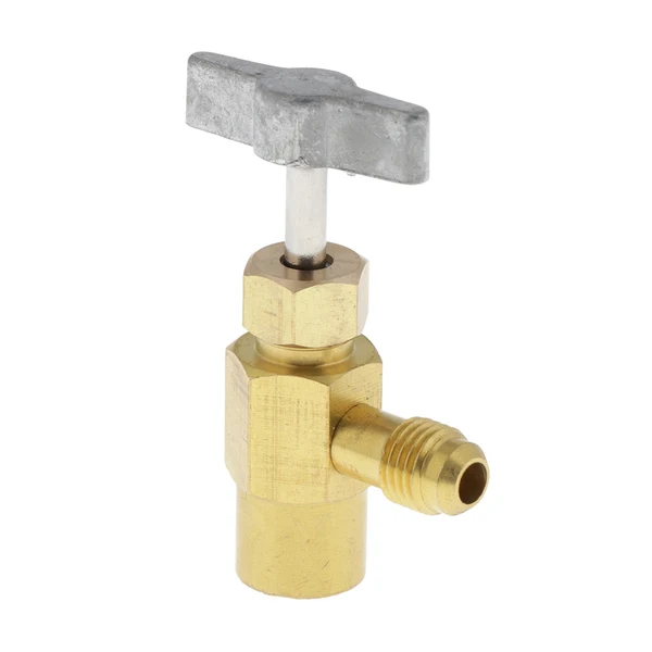 Minimalist Maxbell R134a AC Refrigerant Can Bottle Tap Opener Dispenser 1 2 ACME Thread High-End