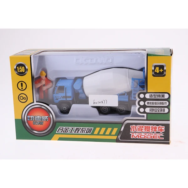 Premium Maxbell 1 50 Engineering Car Truck Vehicle Model Construction Blue Agitating Lorry Elite