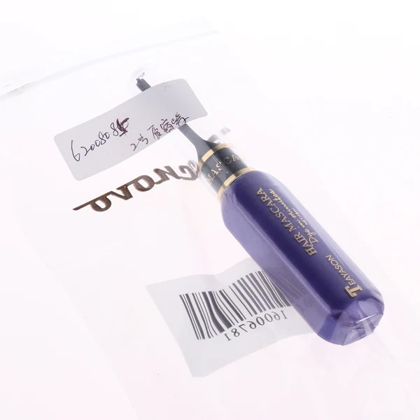 Quality Maxbell Disposable Hair Color Chalk Dye Tint Highlight Streak Mascara Purple Lightweight