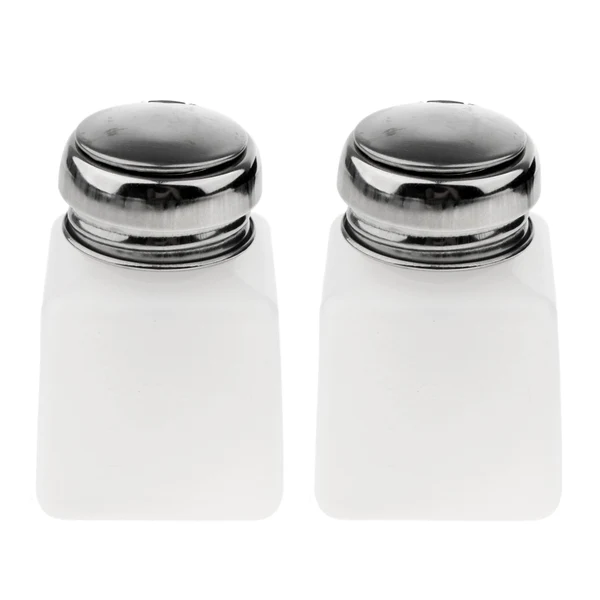 Comfortable Maxbell 2 Pcs Nail Polish Remover Pump Dispenser Press Bottle Empty Container 100ml Solid