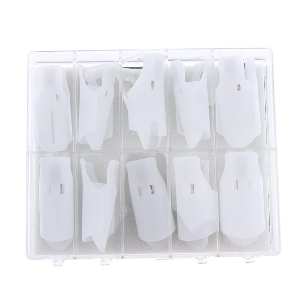 Maxbell 10pcs set Gel Nail Polish Remover Clips Cover Soak Off Clip Cleaner Tools Hands Reliable