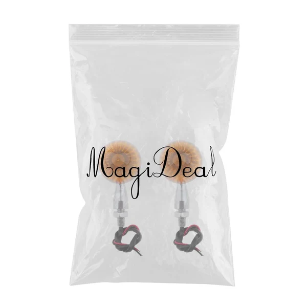 Advanced Maxbell Pair of Universal Motorcycle Metal Turn Signals Indicator Lamps Sliver 2 Crafted