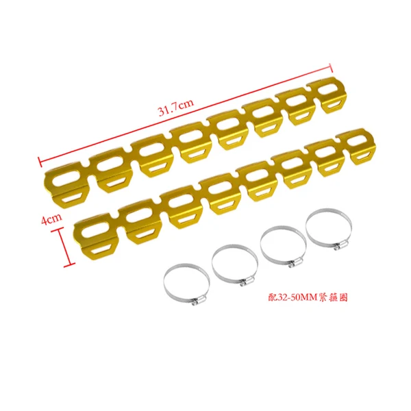Fine Maxbell Exhaust Muffler Pipe Heat Shield for BMW R1200GS F800 F700 F650 GS Green Pure