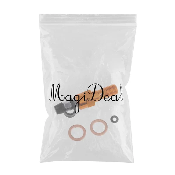 Proven Maxbell Universal M10 Single Banjo Bolt Thread Bleeder Nipple Washers 1.25mm Orange Practical