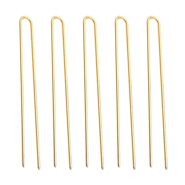 Selected Maxbell 5xU Shape Lady Hair Pin Multi Color Women Hair Clip DIY Jewelry golden Easy-to-Use