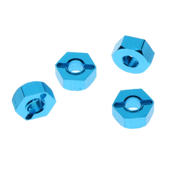 Elegant Maxbell 4pcs 1 18 Upgraded Accessories Wheel Hex Hub Adapter for RC Car Blue Innovative
