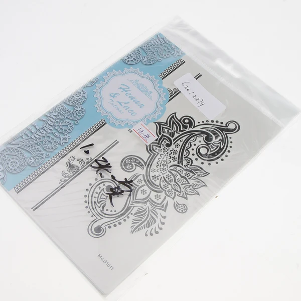 Solid Maxbell Temporary Flash Tattoo Inspired Stickers Transfer Stencil Paper Removable LS1011 Specialty