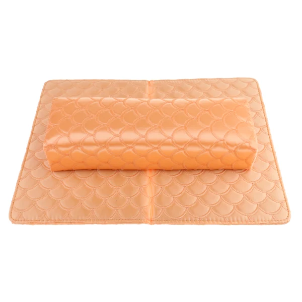 Eco-Friendly Maxbell Soft Hand Cushion Nail Pillow Pad Nails Art Design Manicure Arm Rest Holder Orange High-Performance
