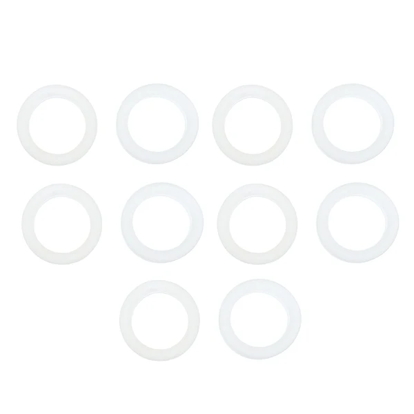 Unique Maxbell 10x Barber Hairdressing Shears Scissors Finger Ring Grips Inserts White Optimized