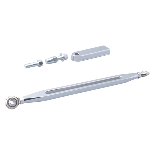 Expertly Made Maxbell Motorcycle Gear Shift Linkage Shifter Link for Harley Silver - 1 Hole Elegant
