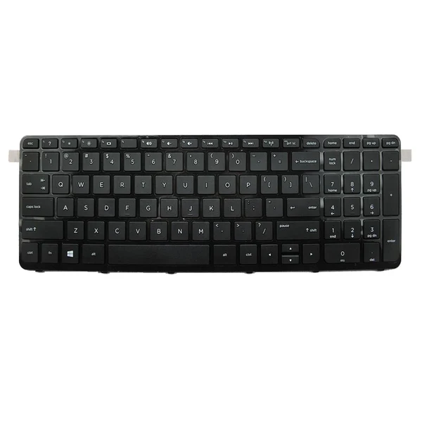 Natural Maxbell For HP Pavilion 15-e 15-n 15-g 15-r Series Laptop Keyboard Black With Frame Classic