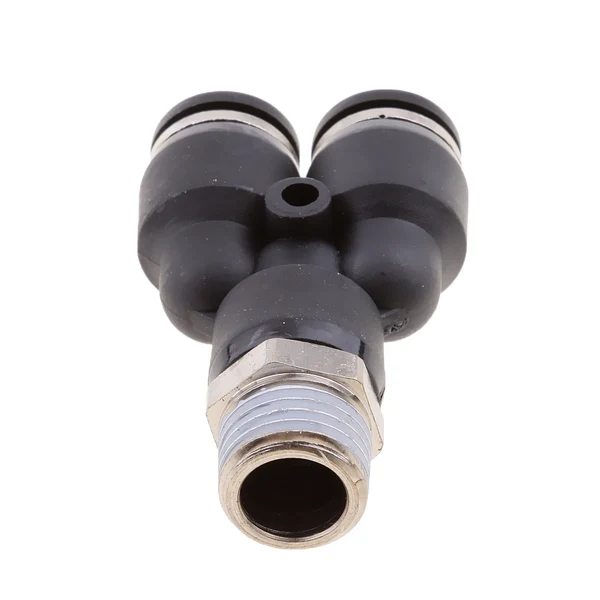 Secure Maxbell 5 Pieces Air Water Hose Triple Push In Male Thread Pneumatic DPX-X8-02 Natural