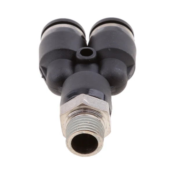 Versatile Maxbell 5 Pieces Air Water Hose Triple Push In Male Thread Pneumatic DPX-X6-01 Lightweight