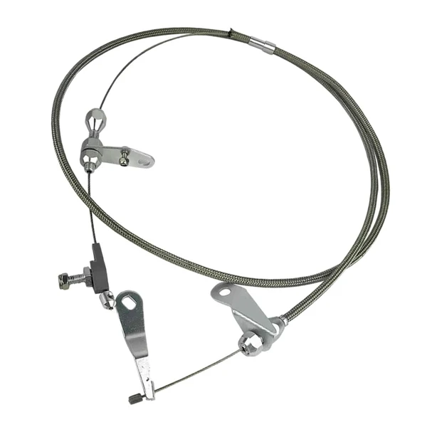 Fine Maxbell Stainless Braided Kick Down Throttle Cable for Ford C4 Transmission Detent Practical