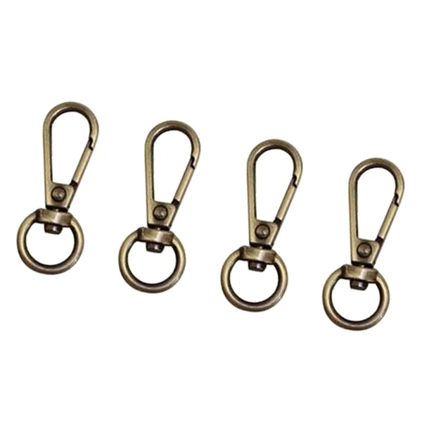 Specialty Maxbell 4 Pieces Swivel Trigger Buckles Landyard Clip Purse Lobster Clasp Bronze Luxury
