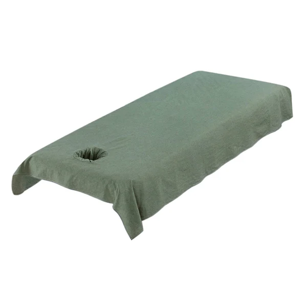 Enhanced Maxbell Reusable Washable Cotton Acupuncture Massage Table Bed Pad Cover Green Responsible