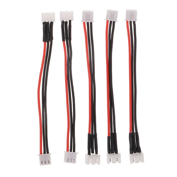 Smart Maxbell 5PCS Silicone JST-XH Balance Cable 22AWG for Lipo Lithium Battery 2S 7.4V Refined