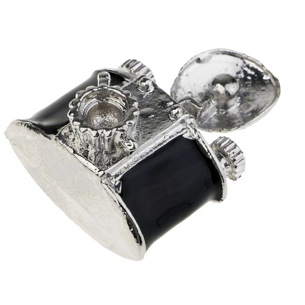 World-Class Maxbell Vintage Style Black Resin Camera Dolls House Miniature Decor Scene Accessory Green