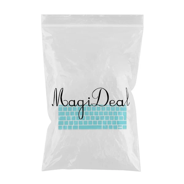 Minimalist Maxbell Spanish Phonetic Keyboard Protective Film for 12 inch Macbook white blue Functional
