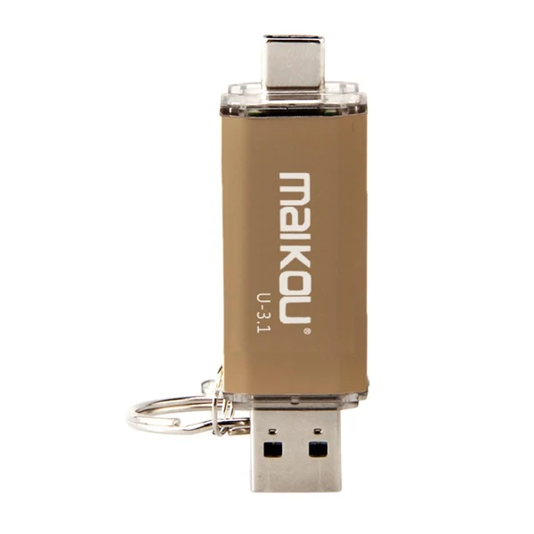 Solid Maxbell 2 in 1 USB 3.0 Type C OTG Flash Drive Memory Stick U Disk High Speed 8GB Traditional