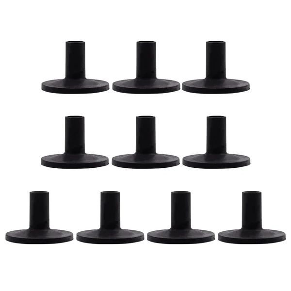 Responsible Maxbell 10pcs Black Cymbal Sleeves with Flange Base for Cymbal Set Parts Elite