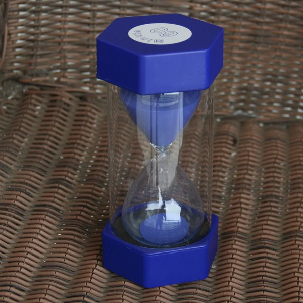 Smart Maxbell Assorted Color Time Hourglass Sandglass Sand Timer Kitchen 60 Min Blue Organic