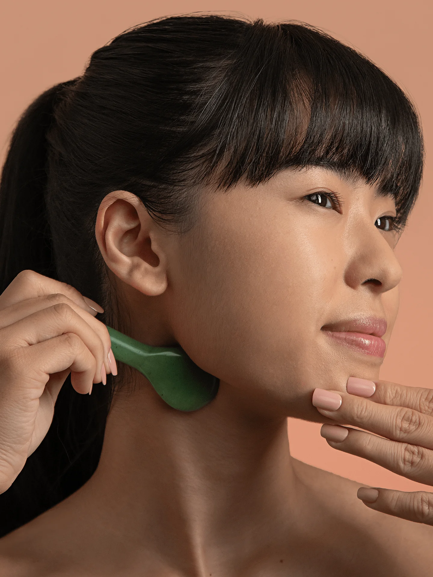 Selected The Jade Acupressure Gua Sha Spoon Organic