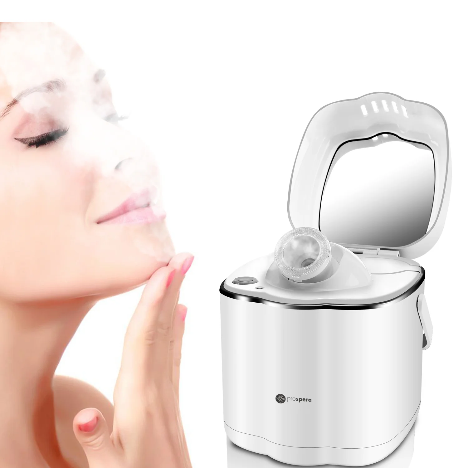 Stylish DL008 Hot Mist Nano Facial Steamer Spa Quality Home Face Humidifier for Women Men Dependable